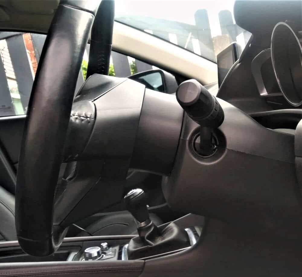 Spacershop steering wheel spacer for Mazda 3 BM