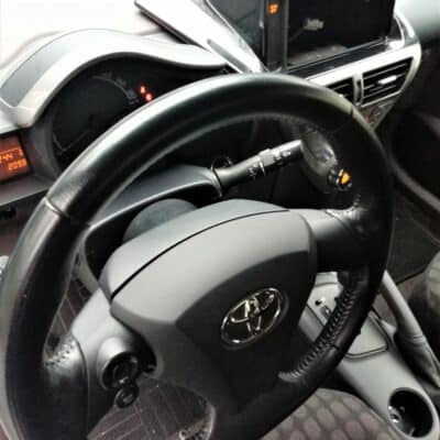 spacershop steering wheel spacer kit to upgrade the Toyota Yaris GRMN driving position