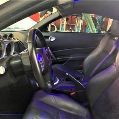spacershop steering wheel extension kit to upgrade the Nissan 350Z driving position