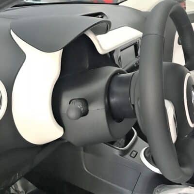 spacershop steering wheel extension kit to upgrade the Renault Twingo driving position